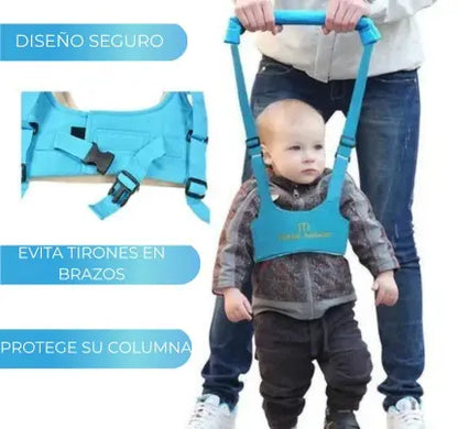Arnés BabySeguro™ — Primeros pasos sin miedo para tu bebé.
